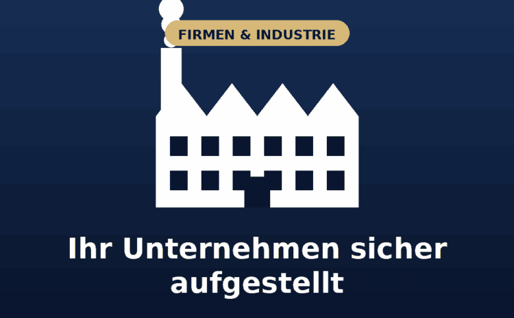  Firmenversicherung – Ihr Unternehmen sicher aufgestellt